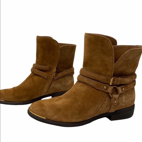 NWOT UGG Kelby Chestnut Suede Ankle Booties Size 9 - Picture 3 of 6